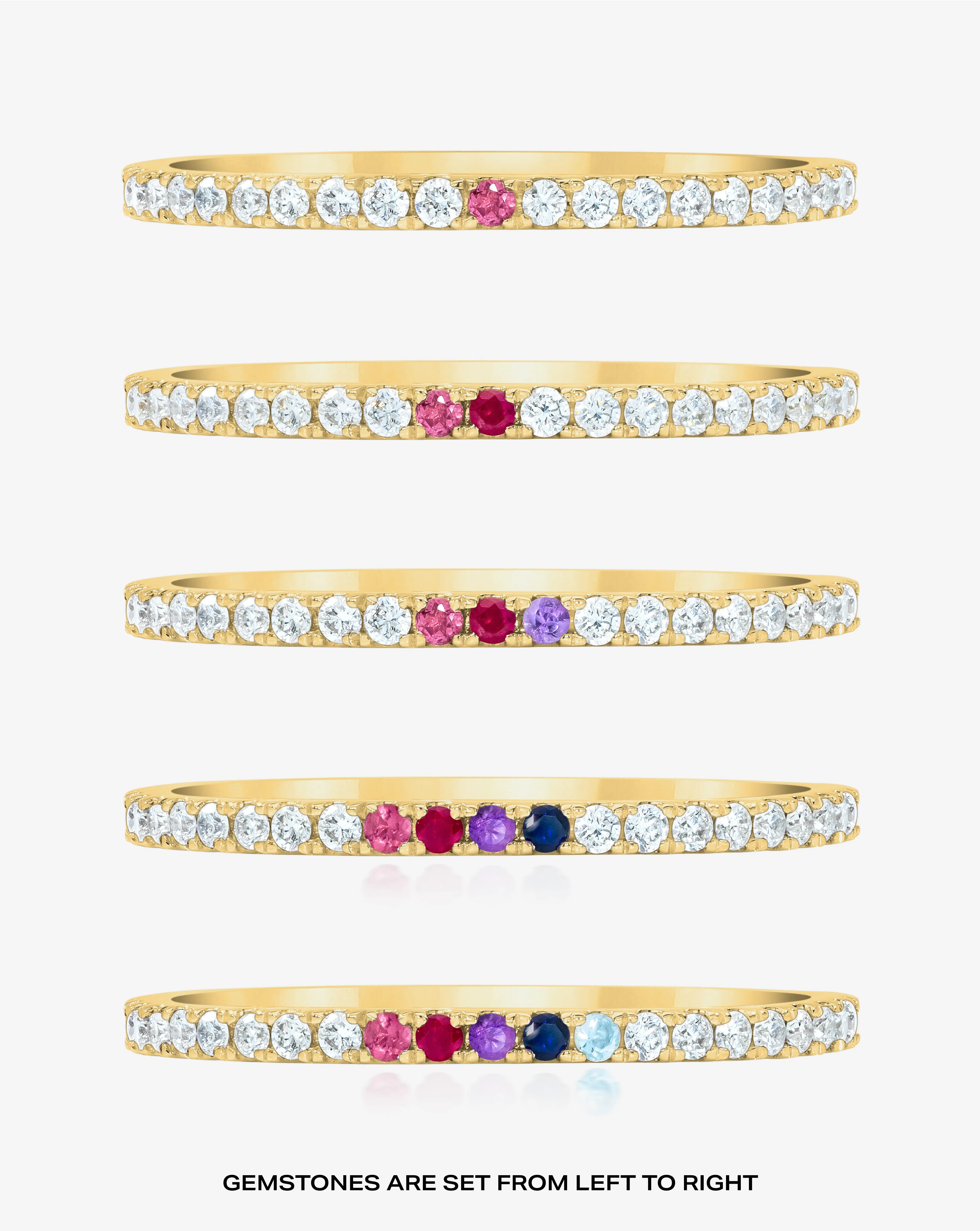 1.3 mm Personalized Perfect Pavé Diamond Ring