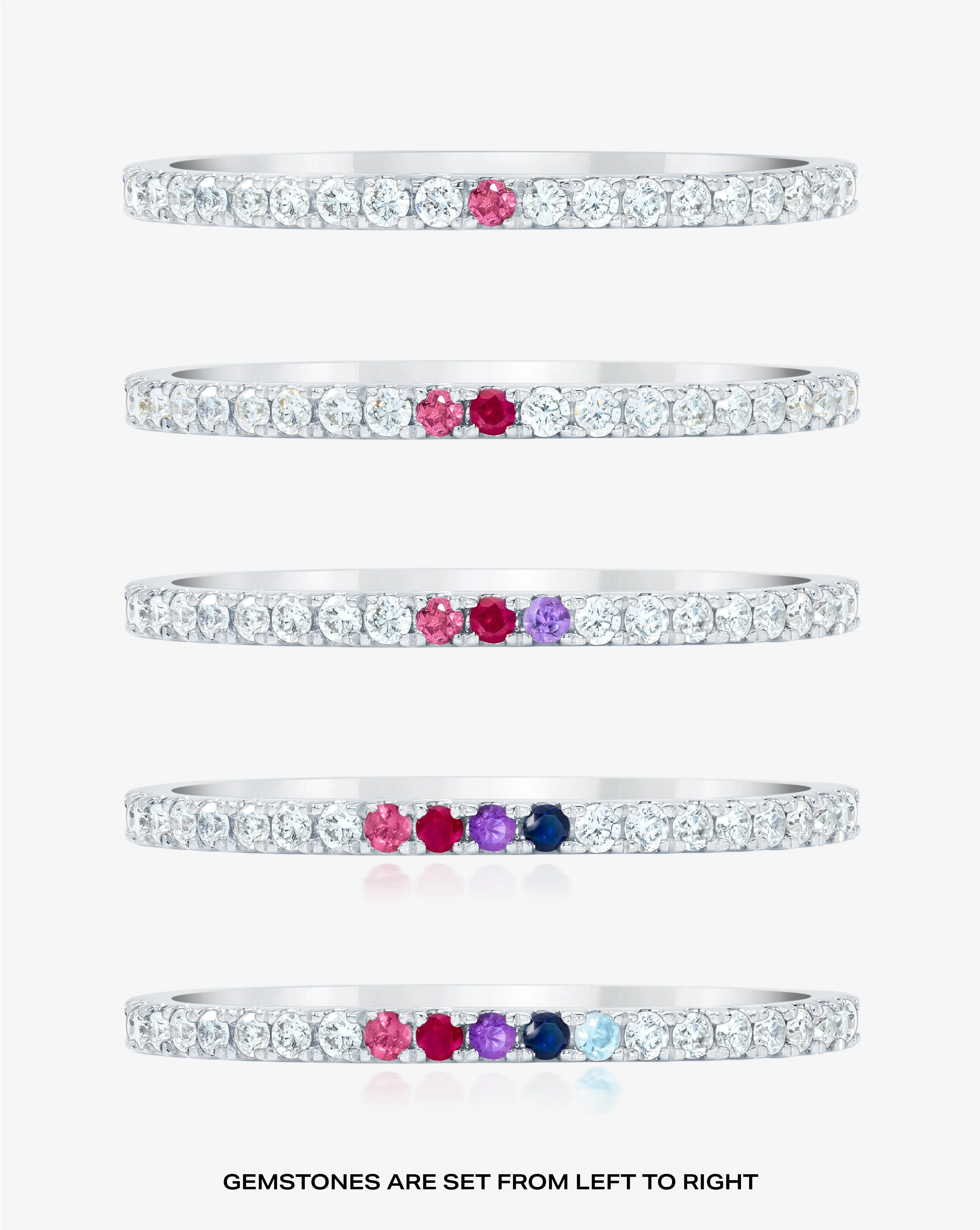 1.3 mm Personalized Perfect Pavé Diamond Ring