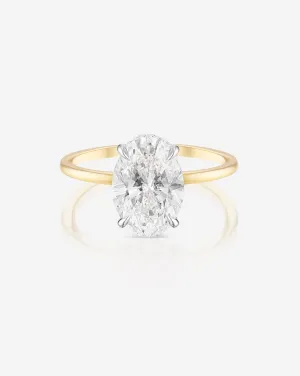 2.50 Oval Whisper Thin® Hidden Halo