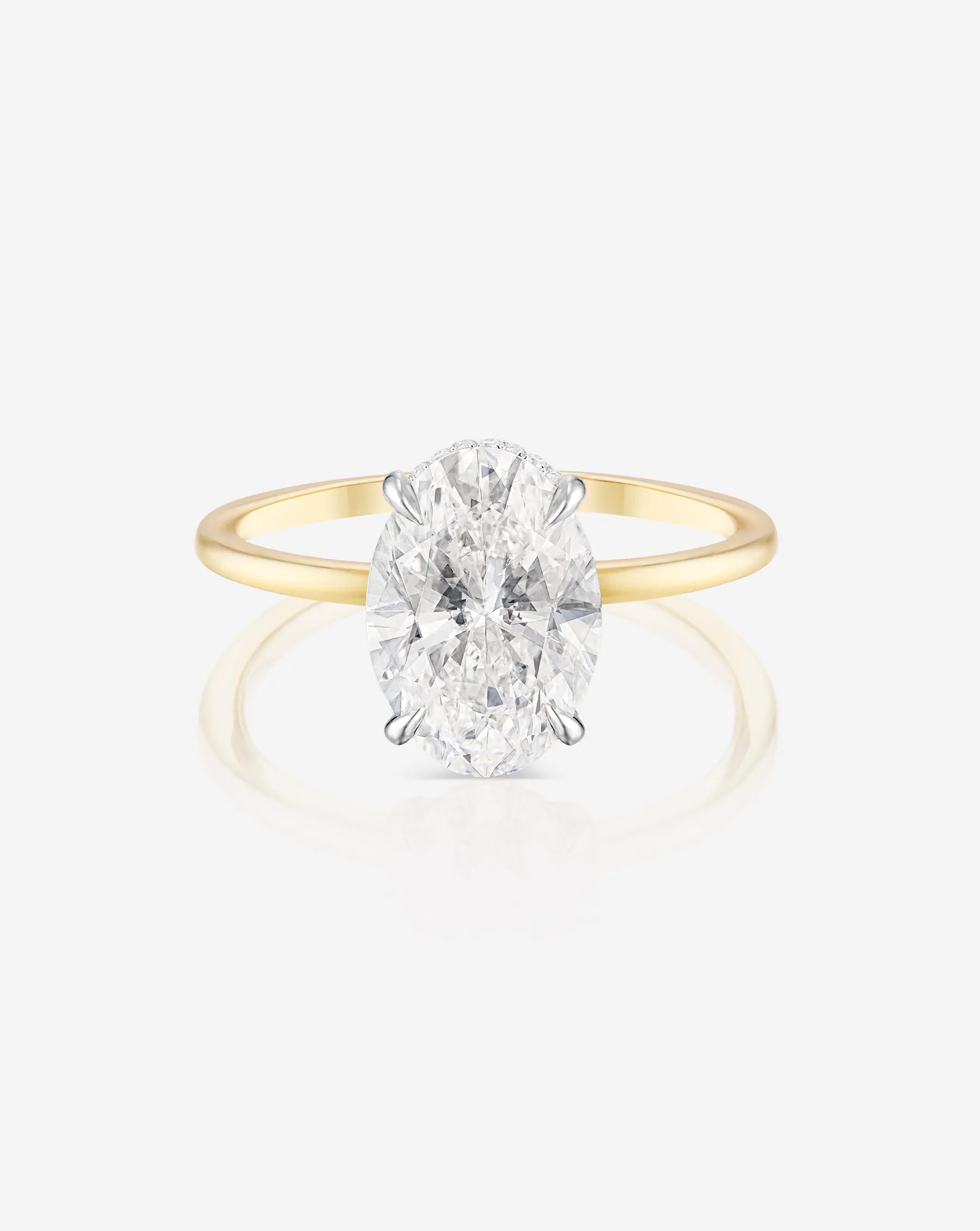 2.50 Oval Whisper Thin® Hidden Halo