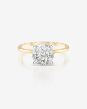 2.55 Lab Grown Round Brilliant Whisper Thin® Hidden Halo