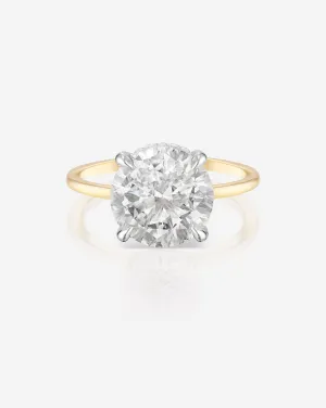 3.31 Lab Grown Round Brilliant Whisper Thin® Hidden Halo