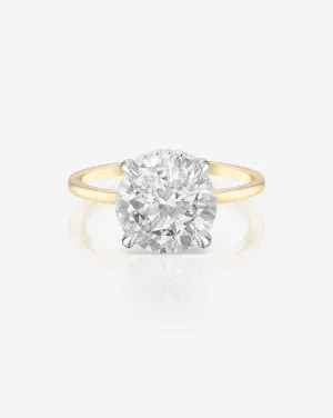 3.58 Lab Grown Round Brilliant Whisper Thin® Hidden Halo