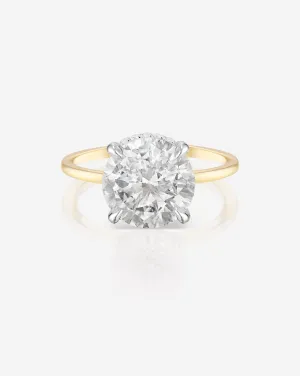 4.53 Lab Grown Round Brilliant Whisper Thin® Hidden Halo