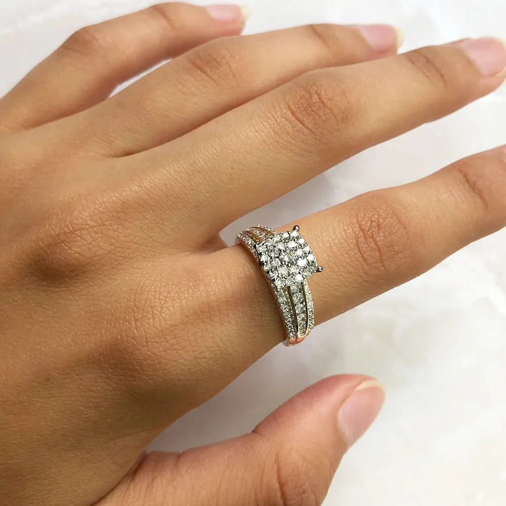 9ct Yellow Gold 1.00 Carat Diamond Ring