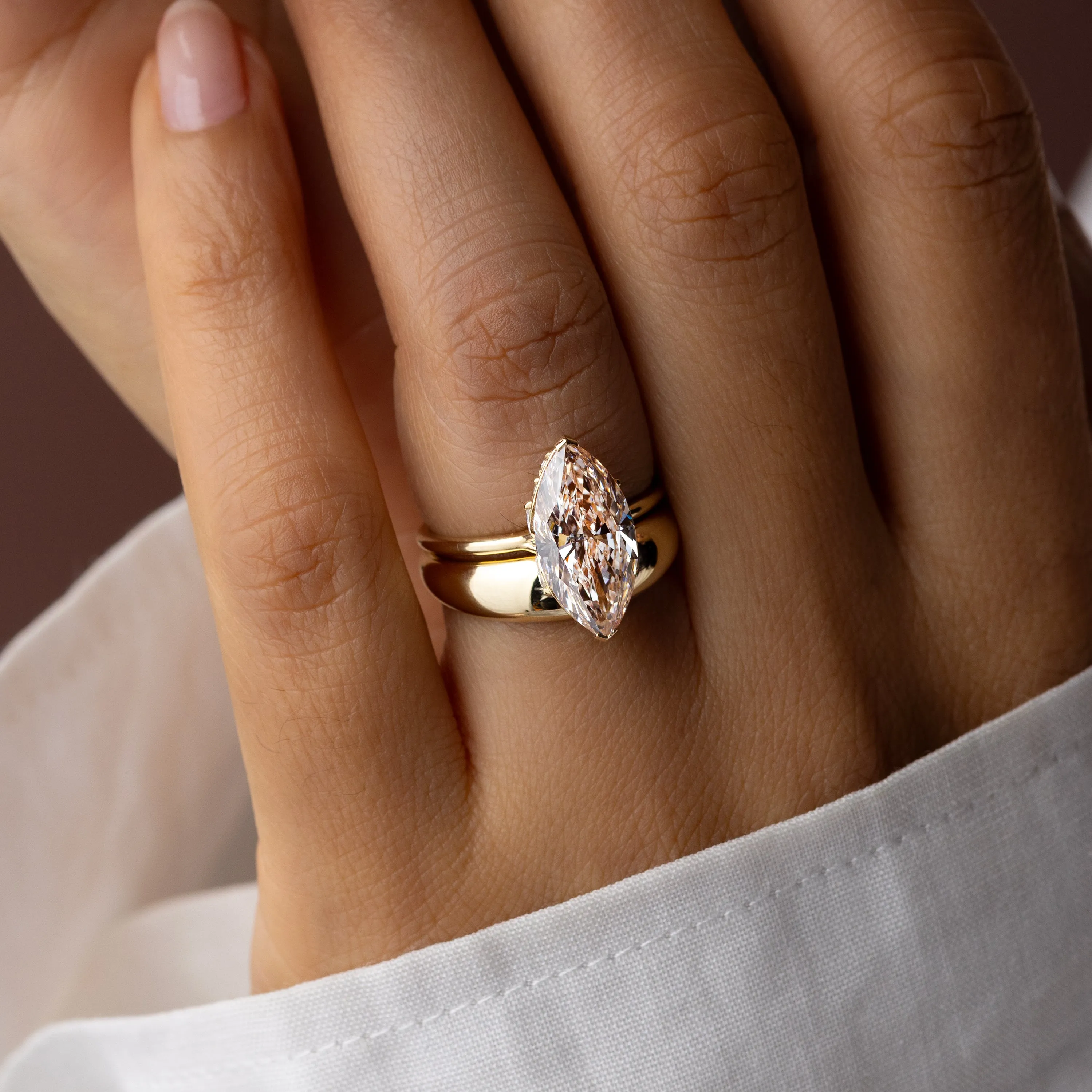 Allusion Ring, 4.04ct. Lab-Grown Pink Diamond