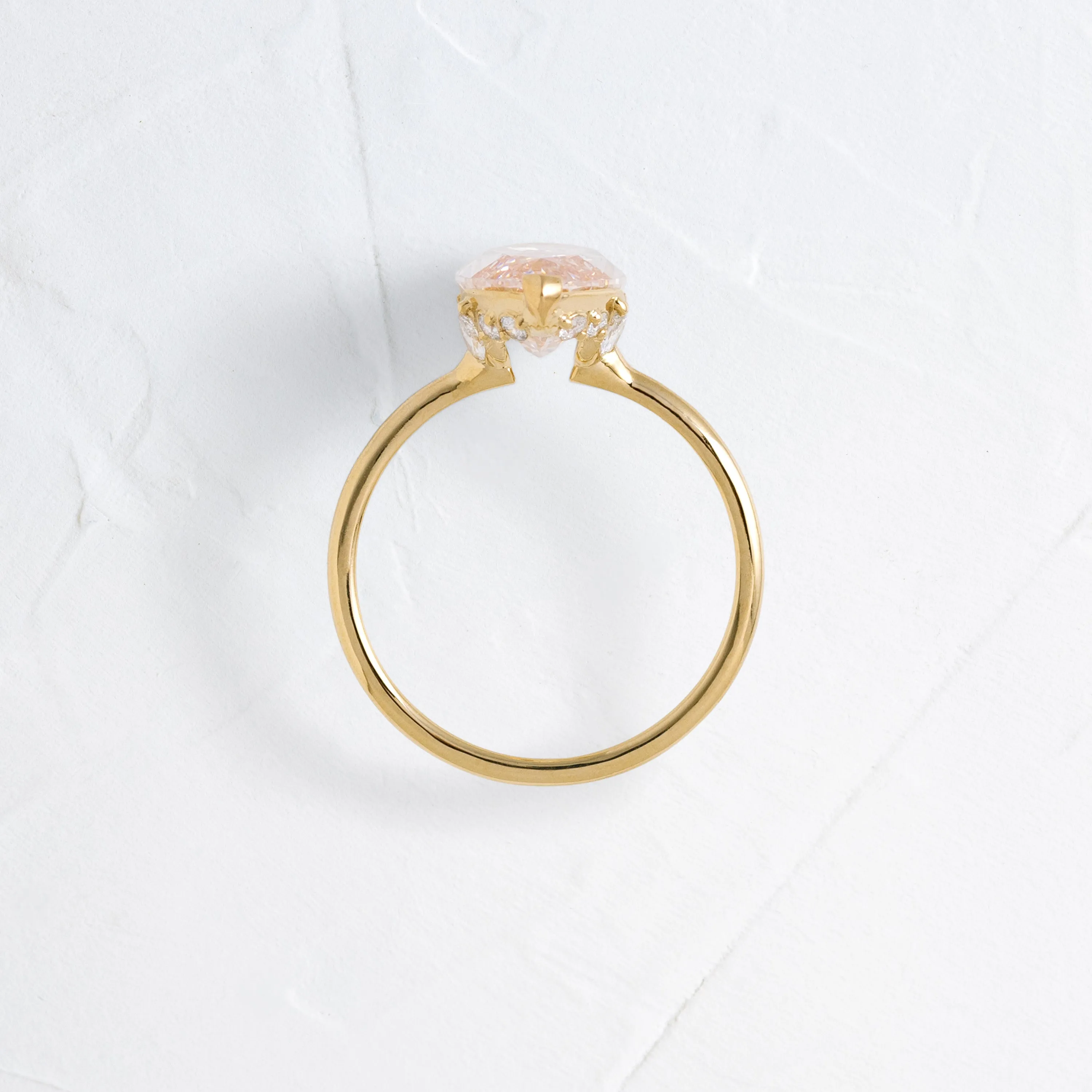 Allusion Ring, 4.04ct. Lab-Grown Pink Diamond