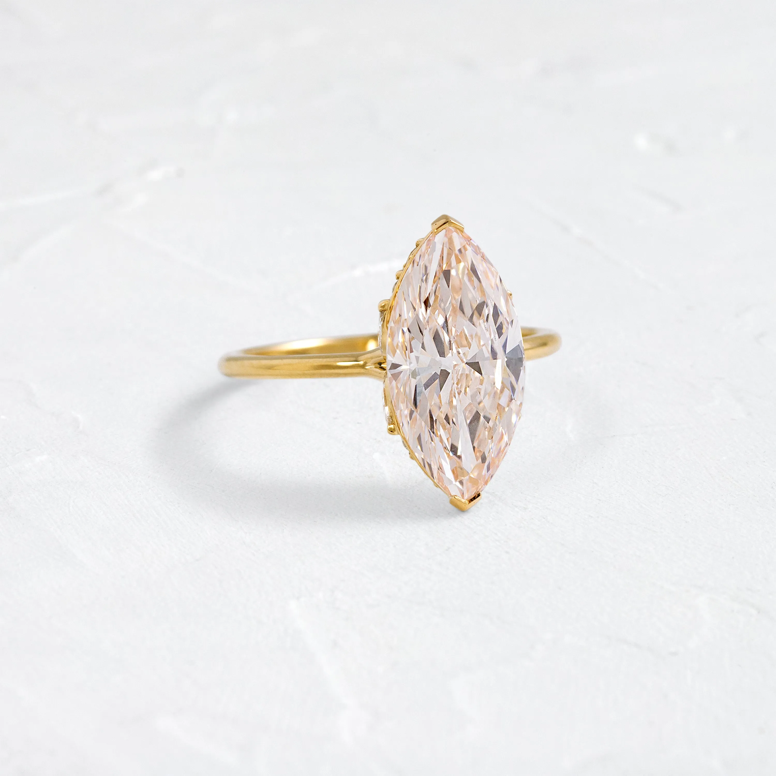 Allusion Ring, 4.04ct. Lab-Grown Pink Diamond