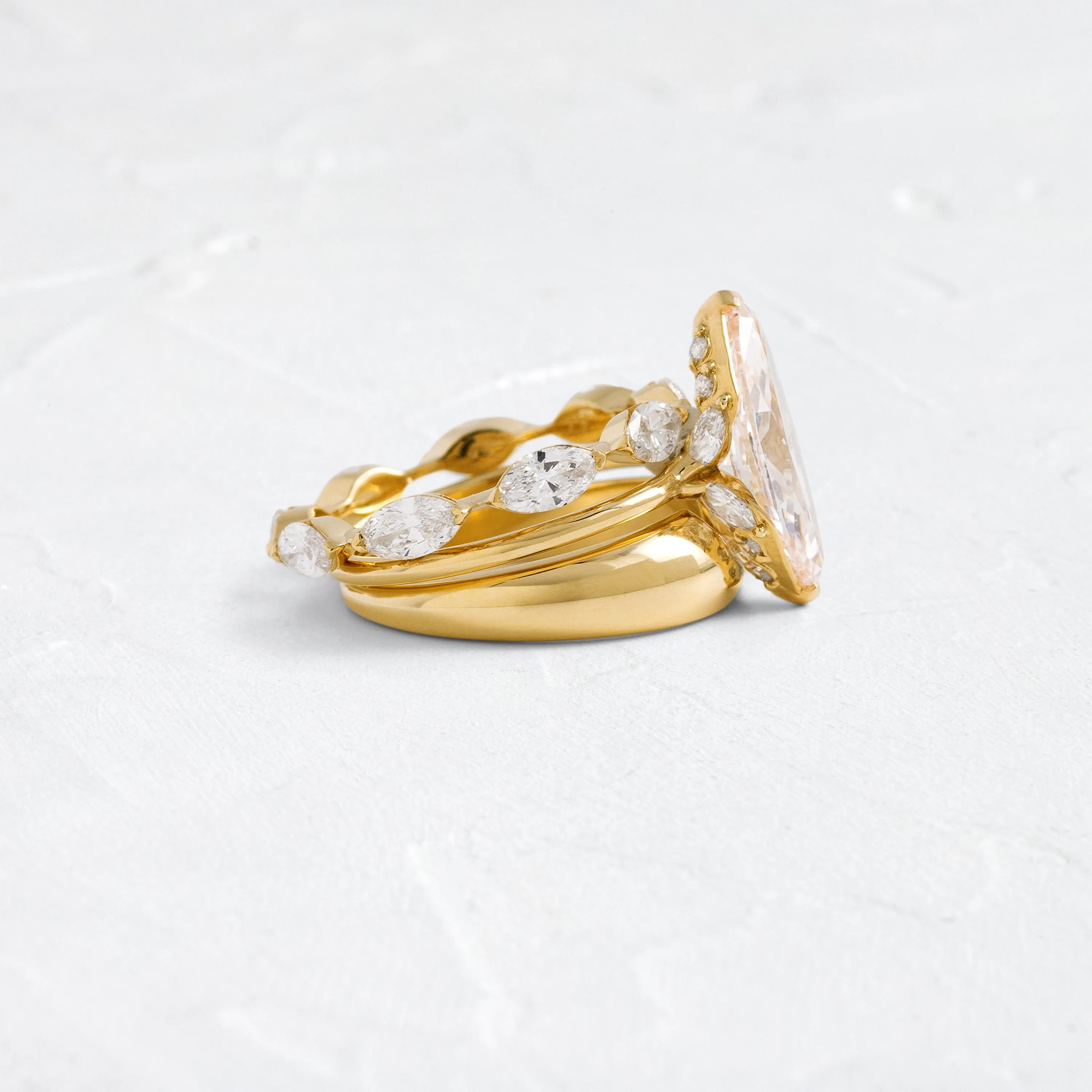 Allusion Ring, 4.04ct. Lab-Grown Pink Diamond