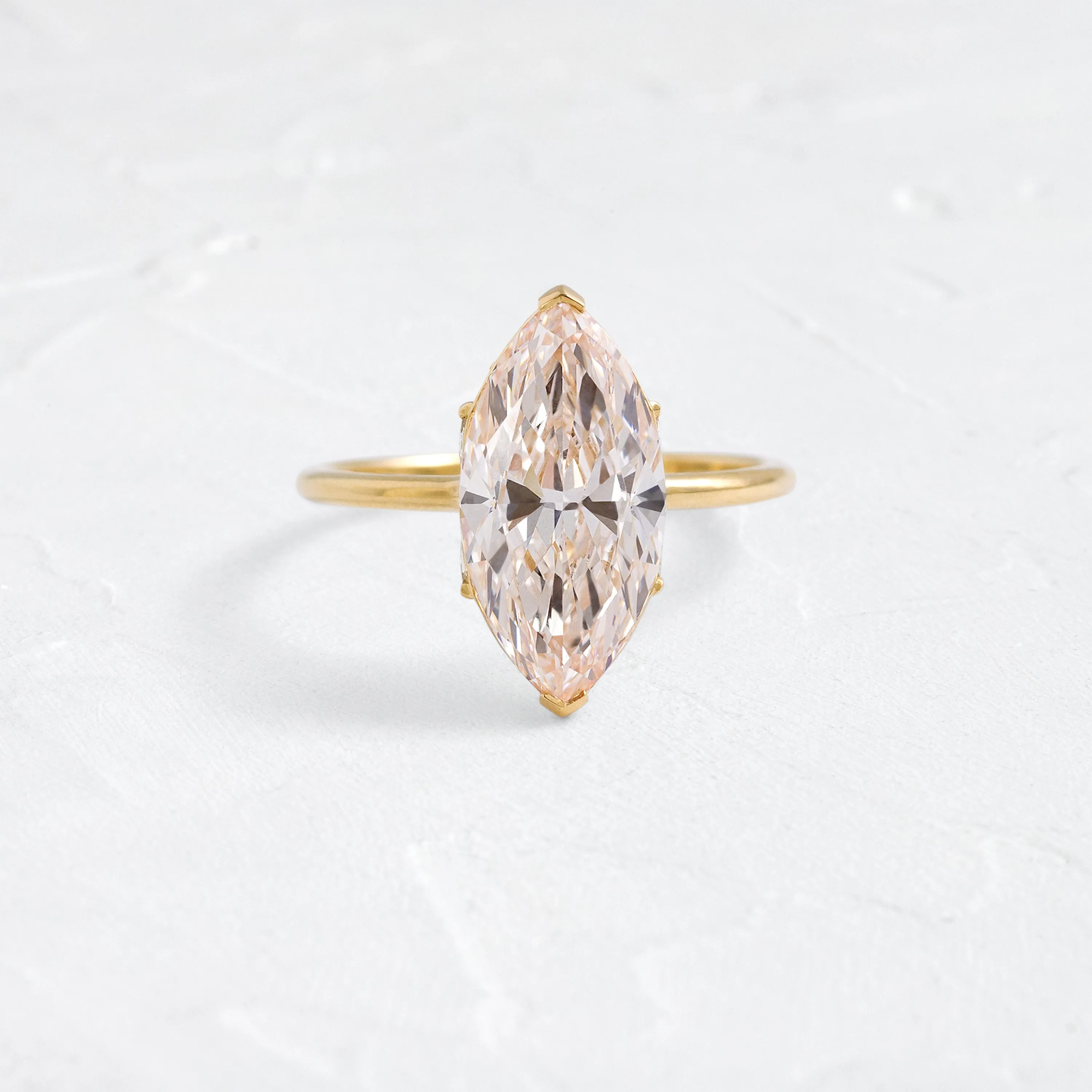 Allusion Ring, 4.04ct. Lab-Grown Pink Diamond