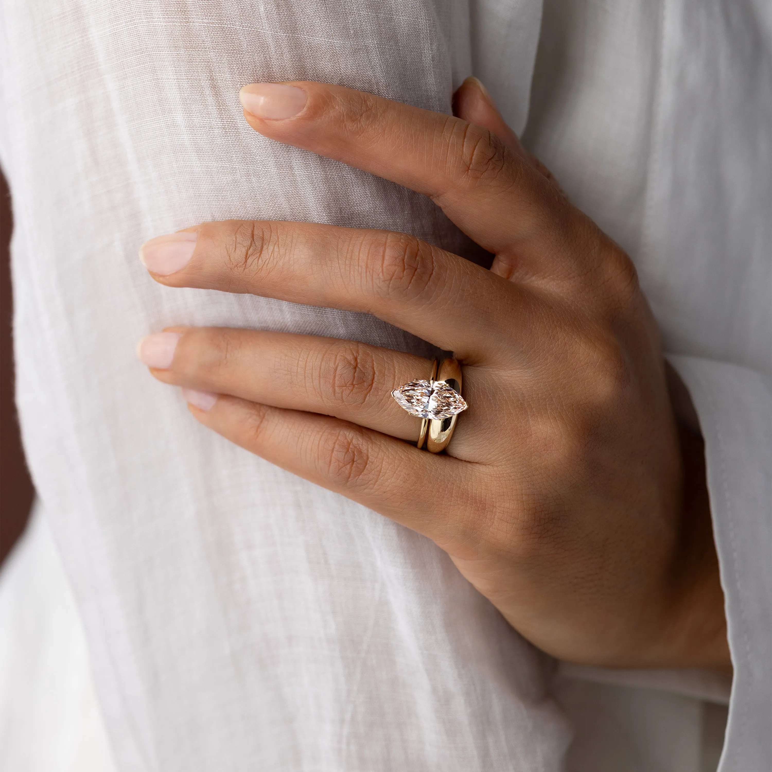 Allusion Ring, 4.04ct. Lab-Grown Pink Diamond