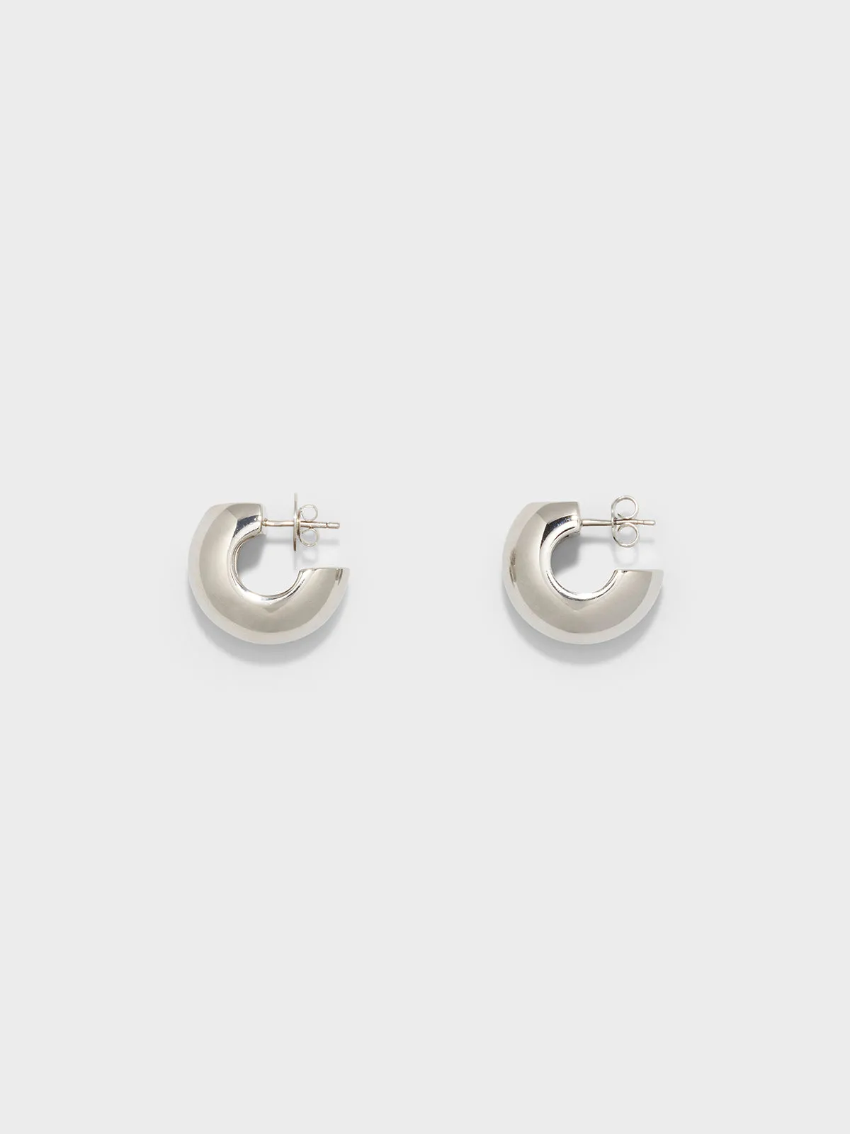 Alma Medium Palladium-Plated Earrings