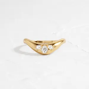 Amplify Band with Pear Diamonds