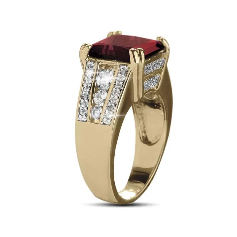 Astra Garnet Ring