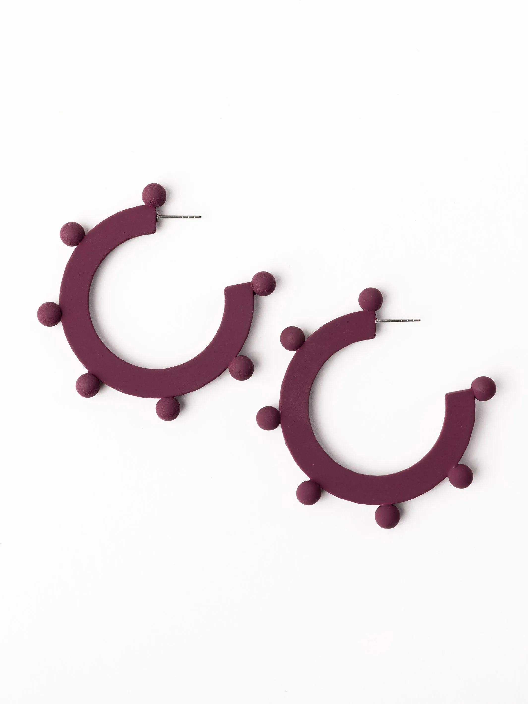 Astrid Earrings | Garnet