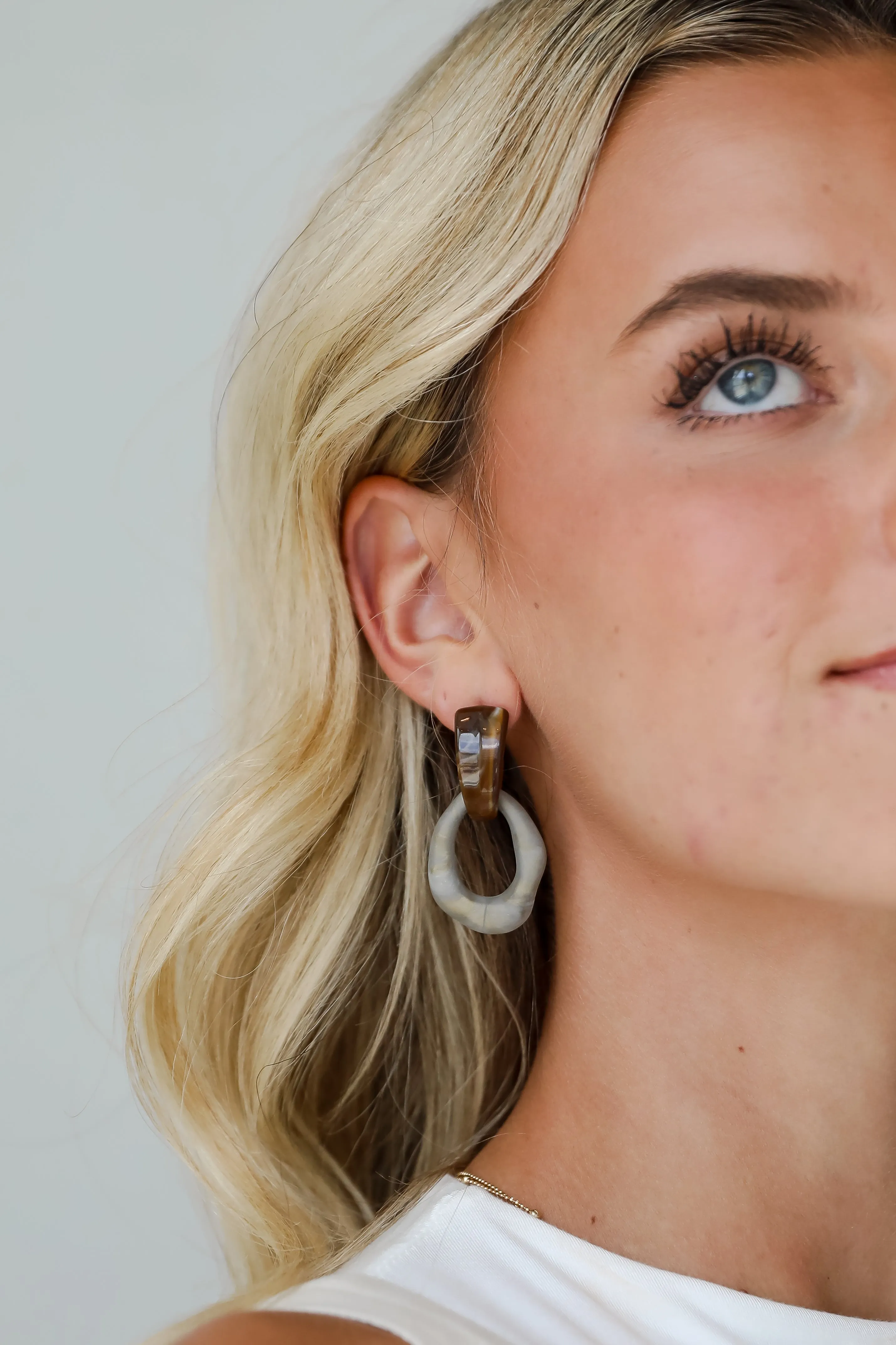 Audrey Acrylic Drop Earrings
