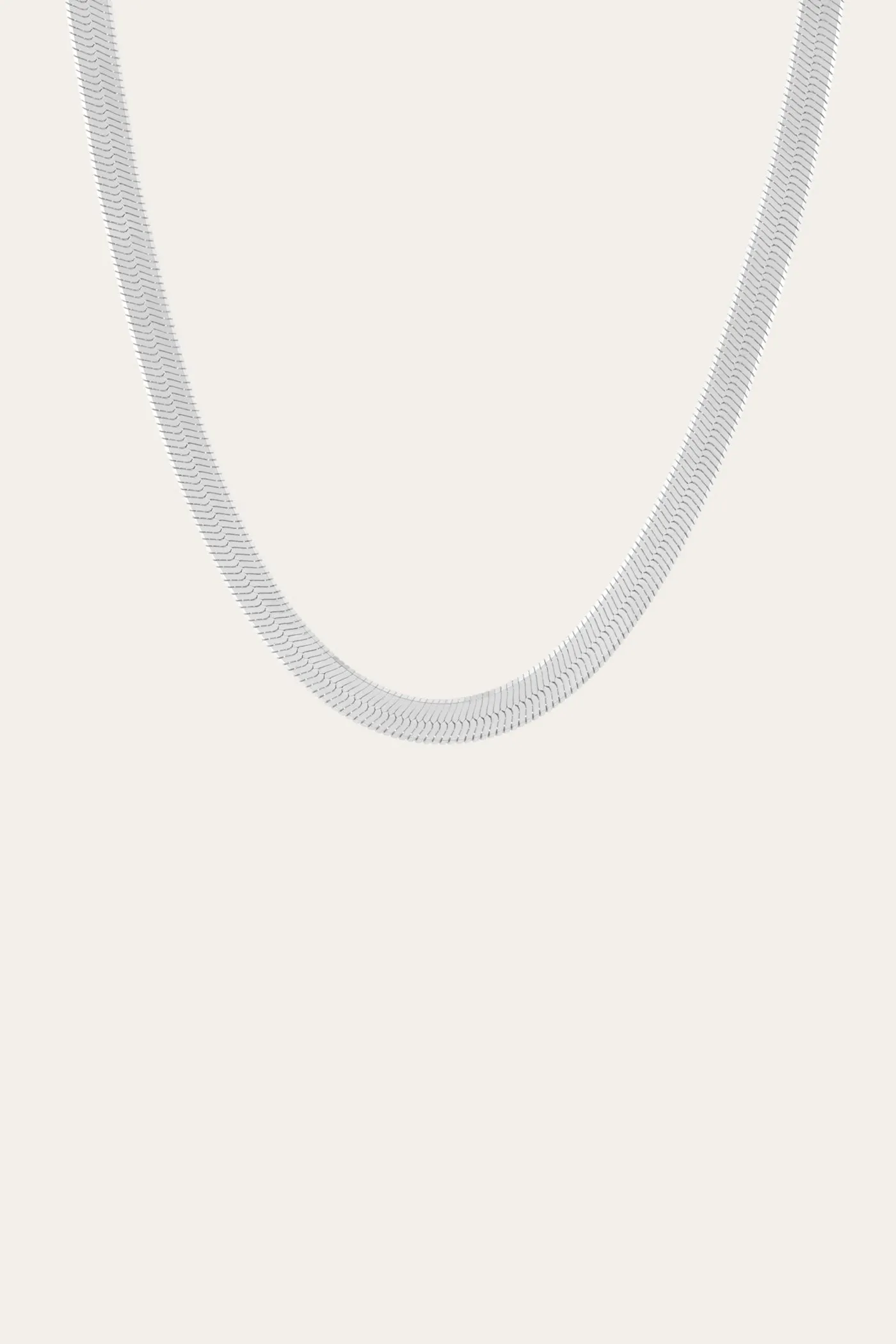 Aurate x Frye: Extra Bold Herringbone Necklace