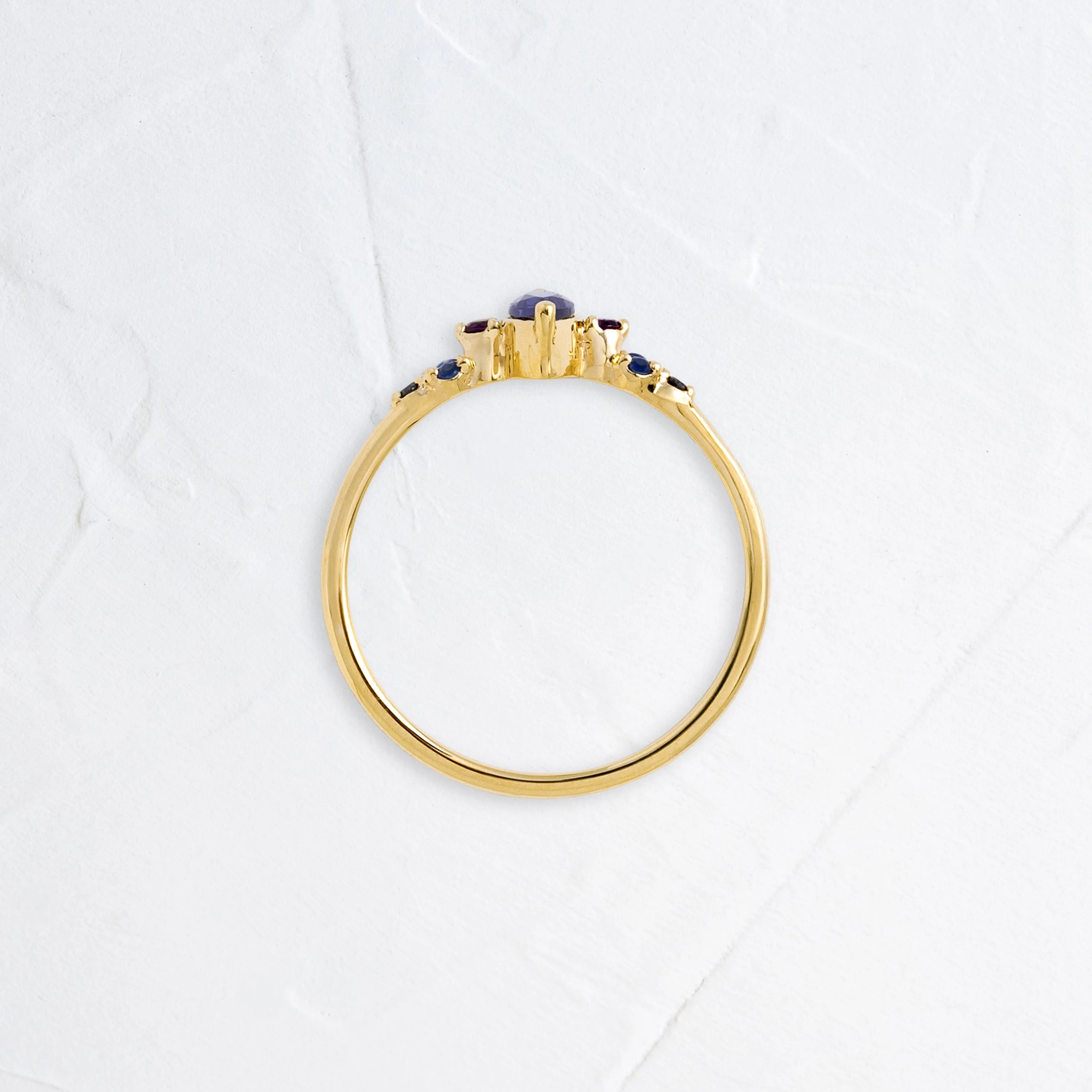 Aurora Ring with Iolite