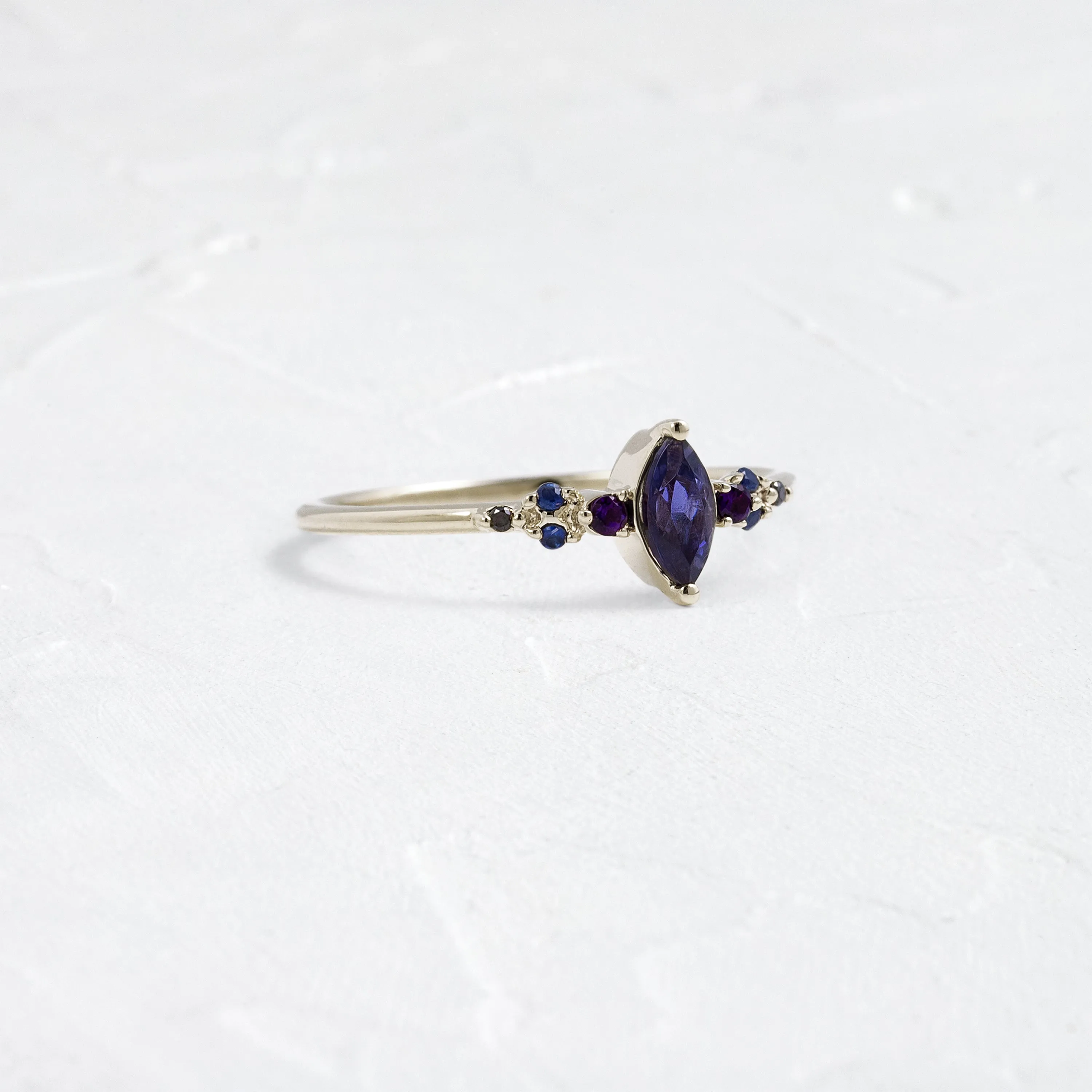 Aurora Ring with Iolite
