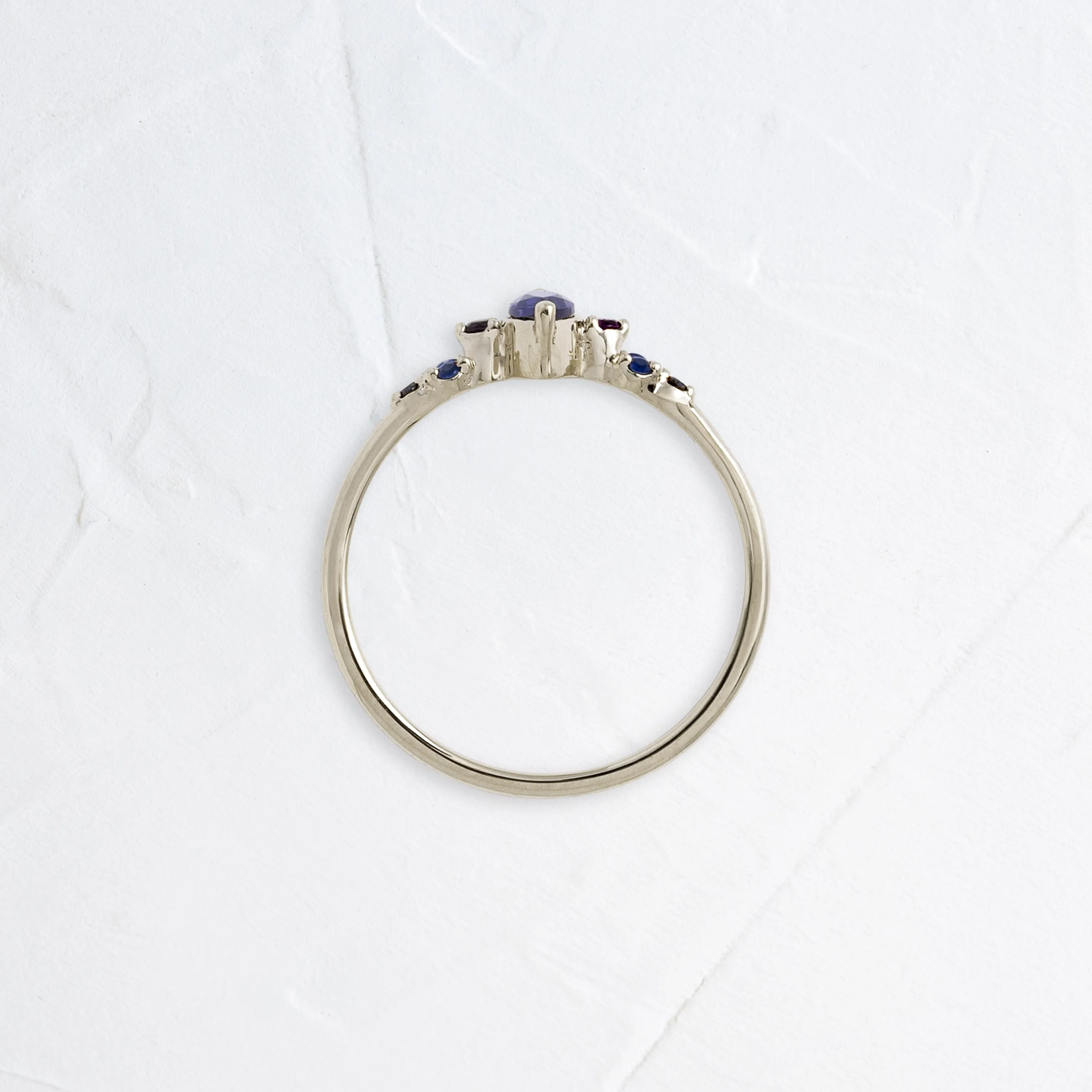 Aurora Ring with Iolite