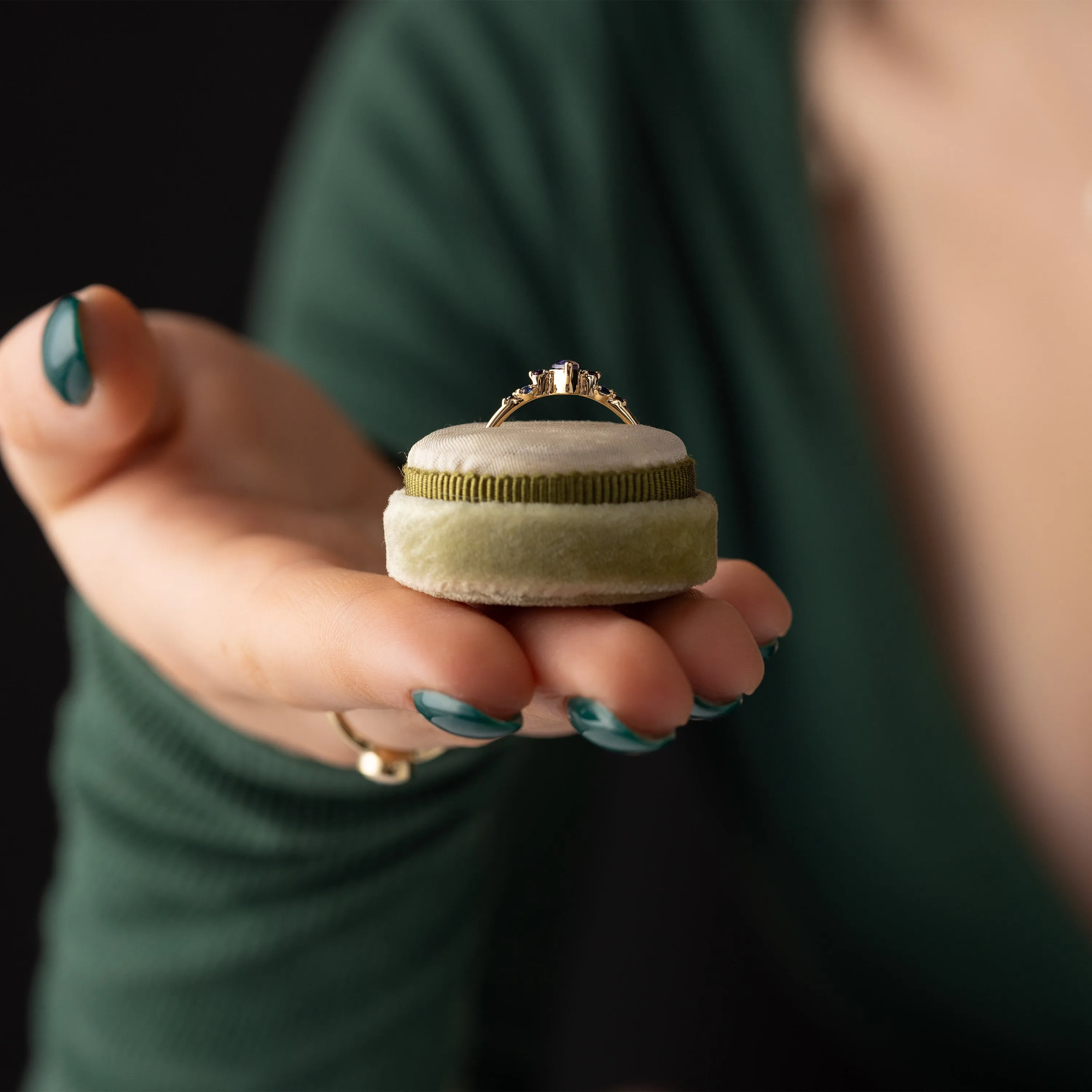 Aurora Ring with Iolite