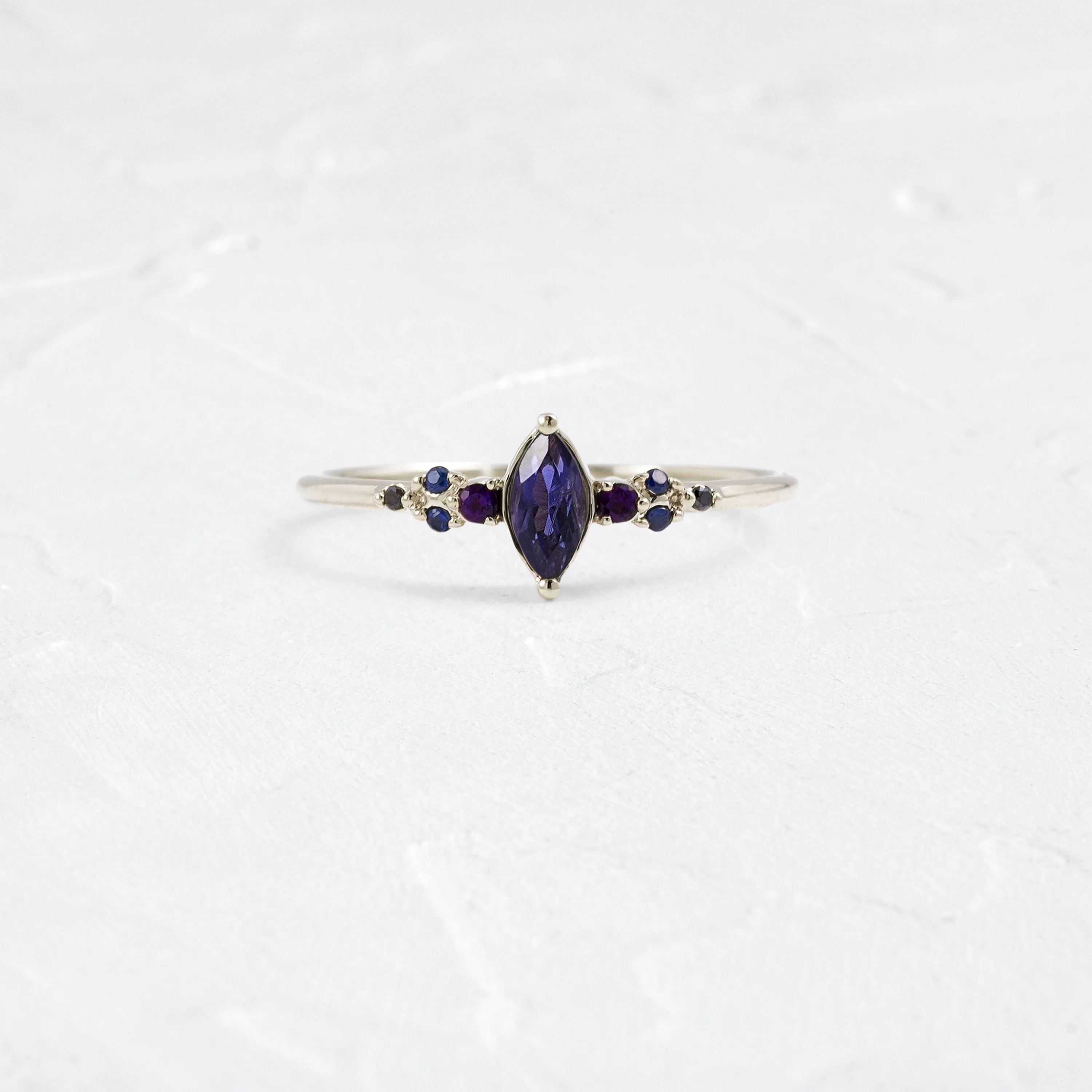 Aurora Ring with Iolite