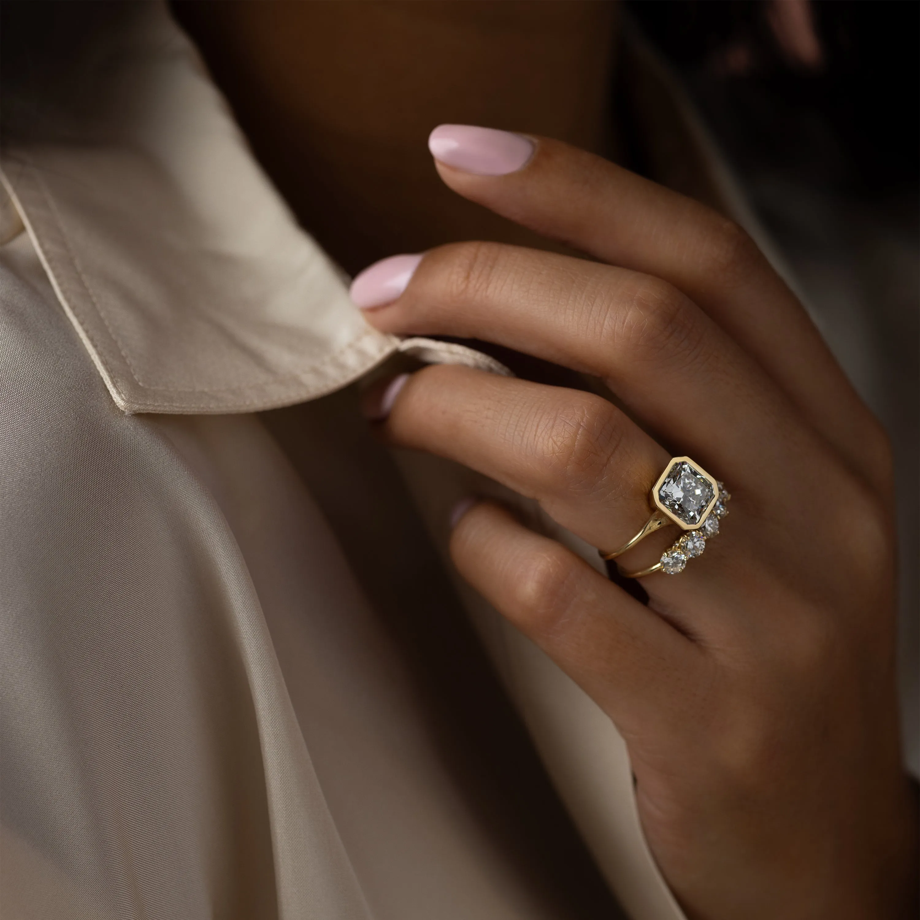 Avenue Ring, Radiant Cut