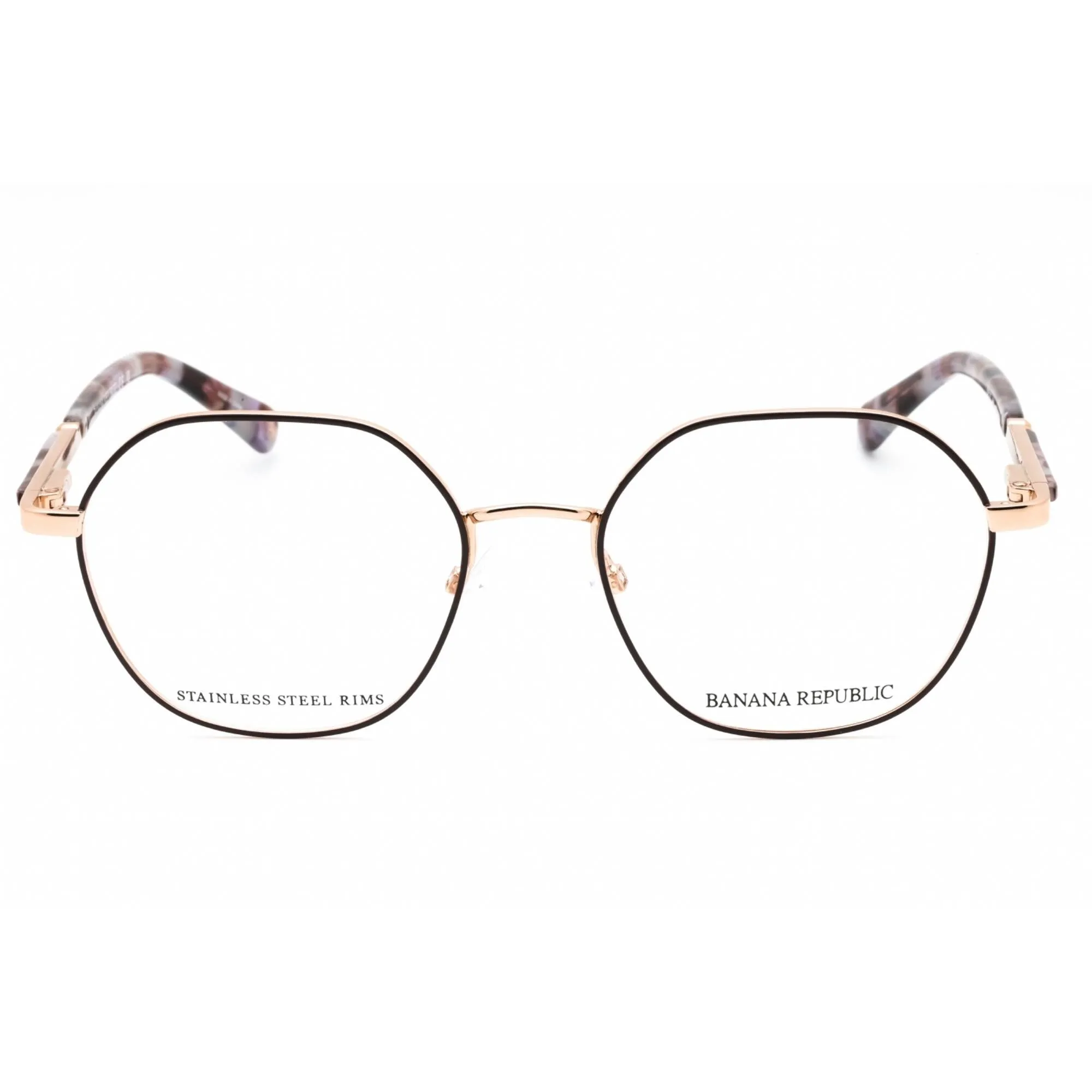 Banana Republic Women's Eyeglasses - Burgundy Wine Geometric Frame | BR 227 0SK4 00
