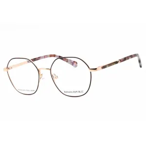 Banana Republic Women's Eyeglasses - Burgundy Wine Geometric Frame | BR 227 0SK4 00
