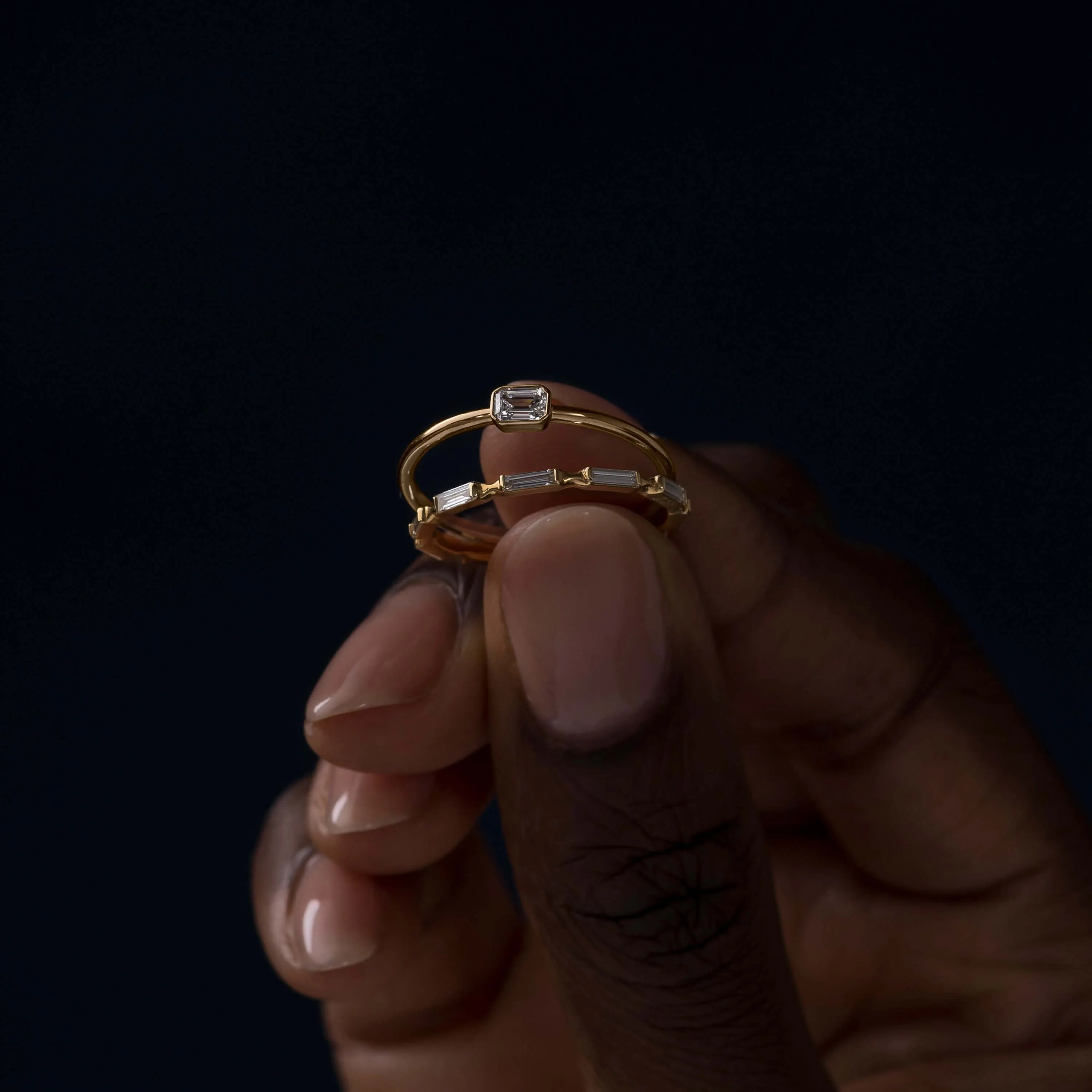 Bezel Stacking Ring