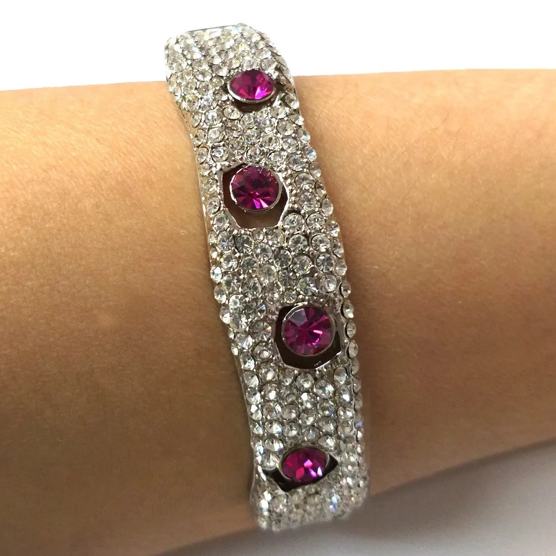 BL803A Elegant Trendy Crystal Bangle
