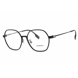 Burberry Unisex Eyeglasses - Black Metal Full Rim Geometric Frame | 0BE1379D 1007