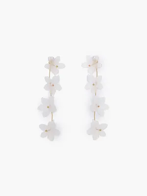Cascade Floral Drop Earrings