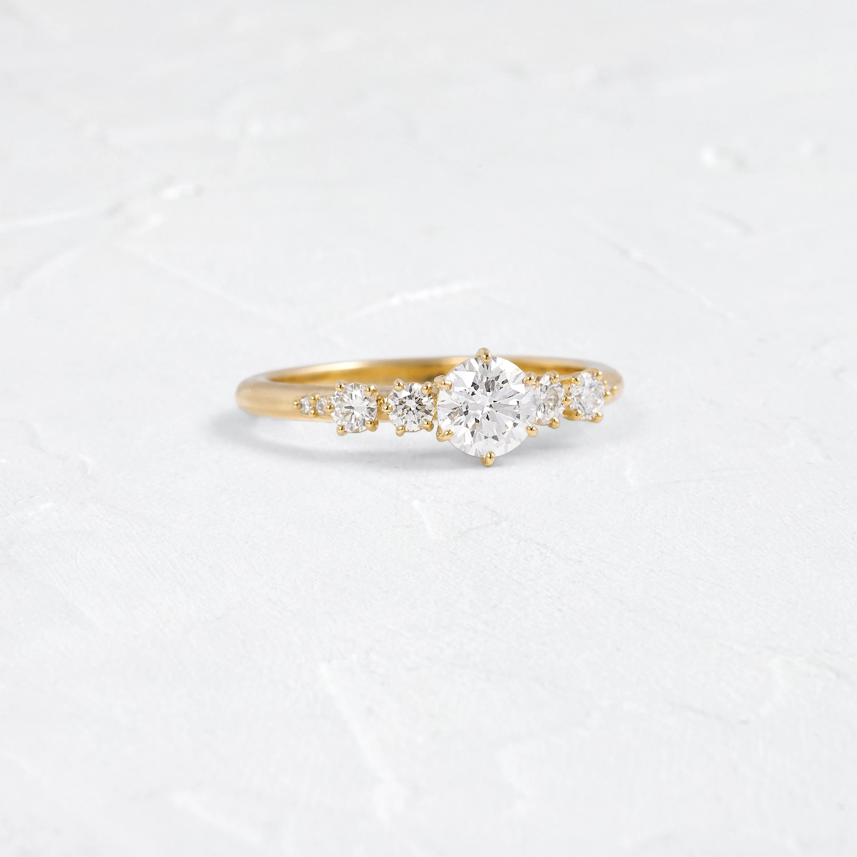 Coda Ring, 0.54ct. Lab-Grown Round Cut