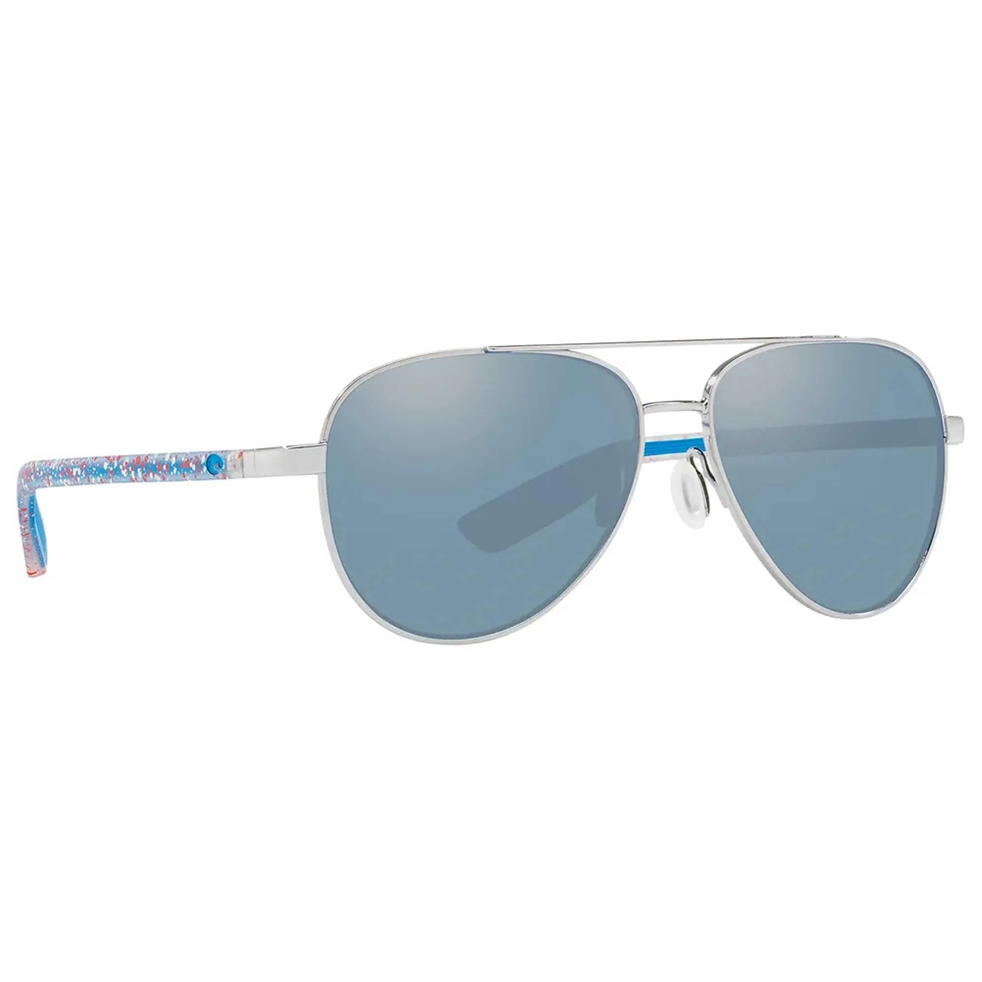 Costa Del Mar Unisex Sunglasses - Peli Grey Silver Mirrored Lens Metal | 0PEL400O OSGP