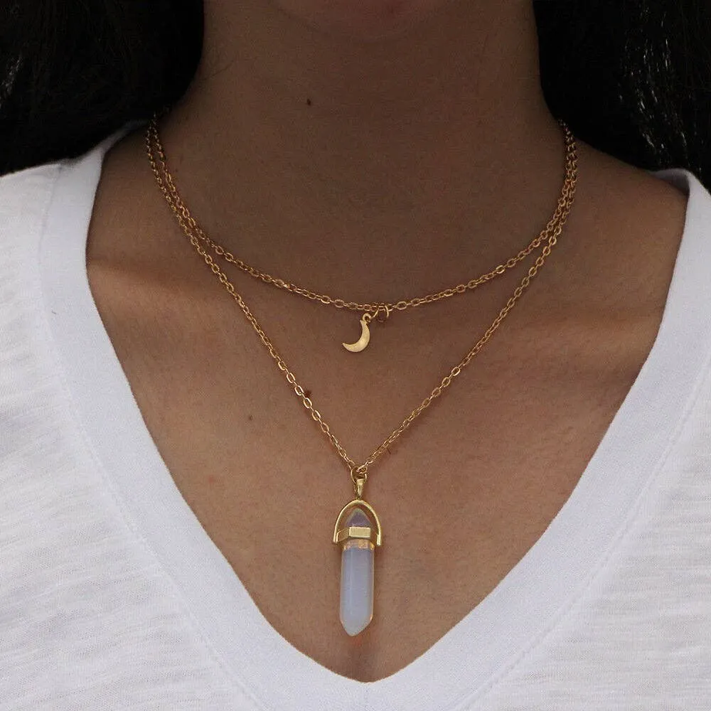 Crystal Drop Necklace