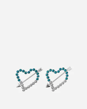Cupido Earrings Crystal / Green
