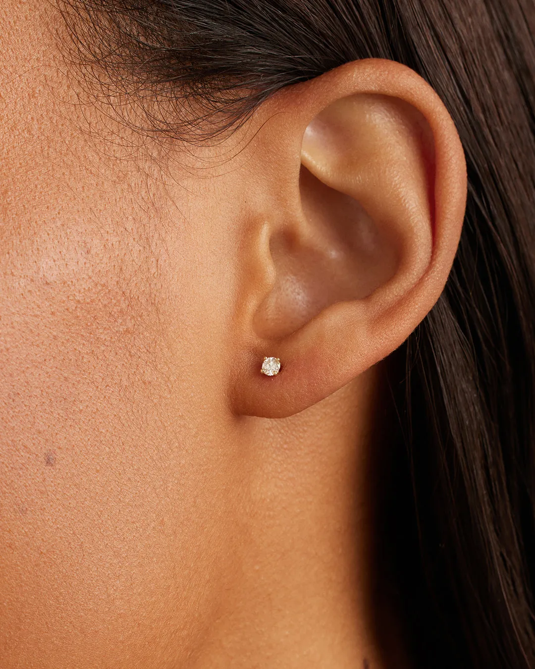 Diamond Solitaire Single Stud