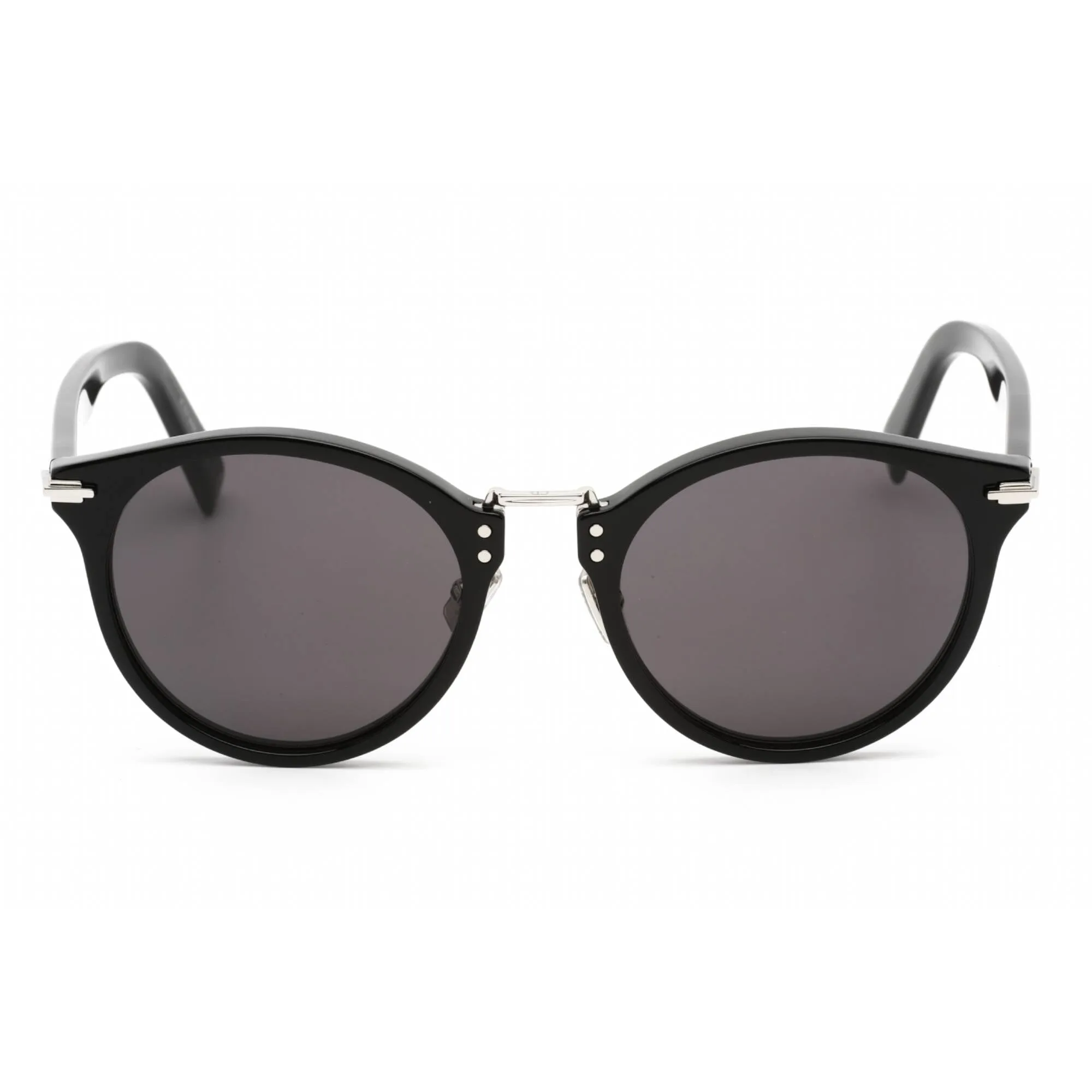 Dior Men's Sunglasses - Shiny Black Plastic Round Full Rim | DIORBLACKSUIT R4U 01A
