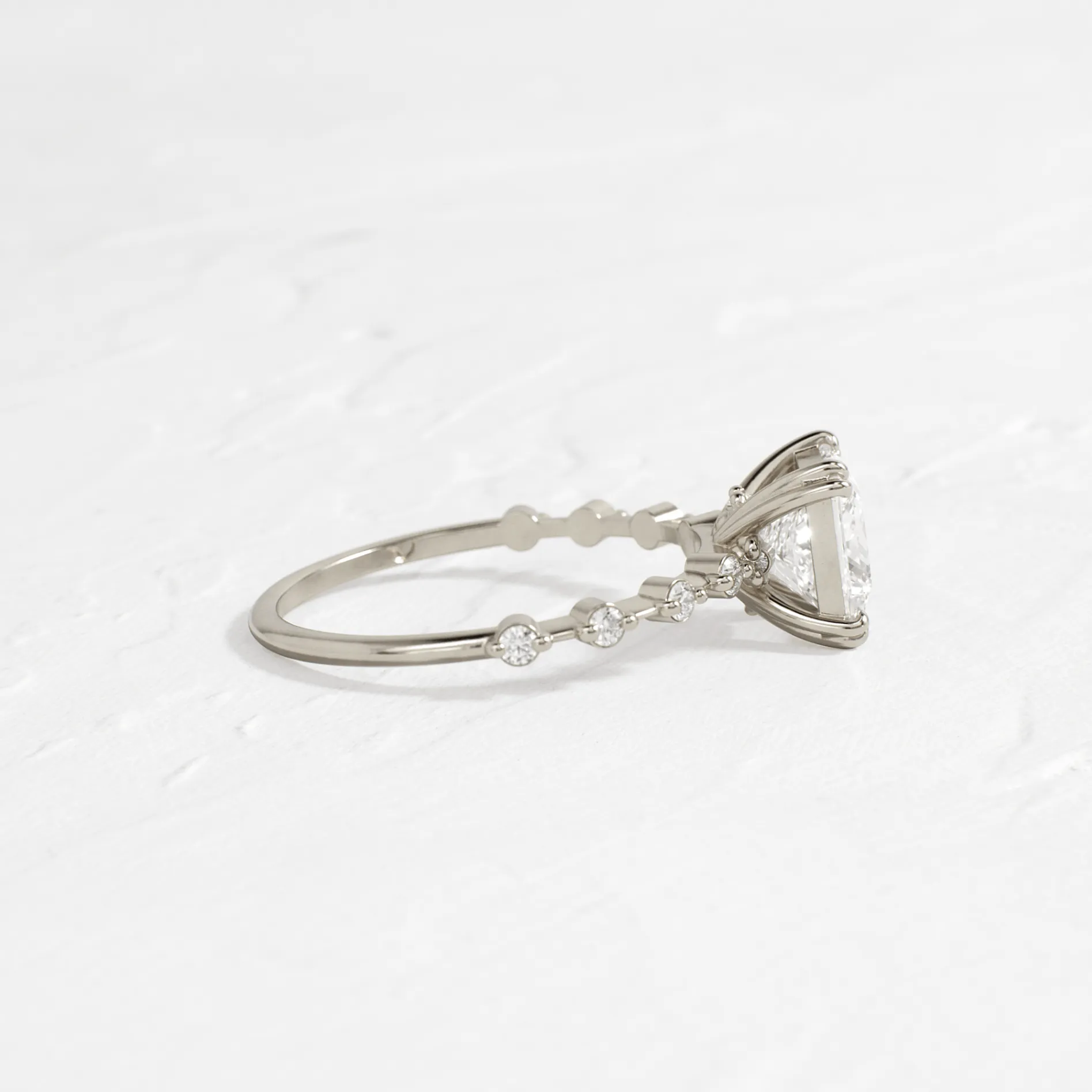 Distance Ring, Princess Cut