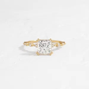 Distance Ring, Princess Cut