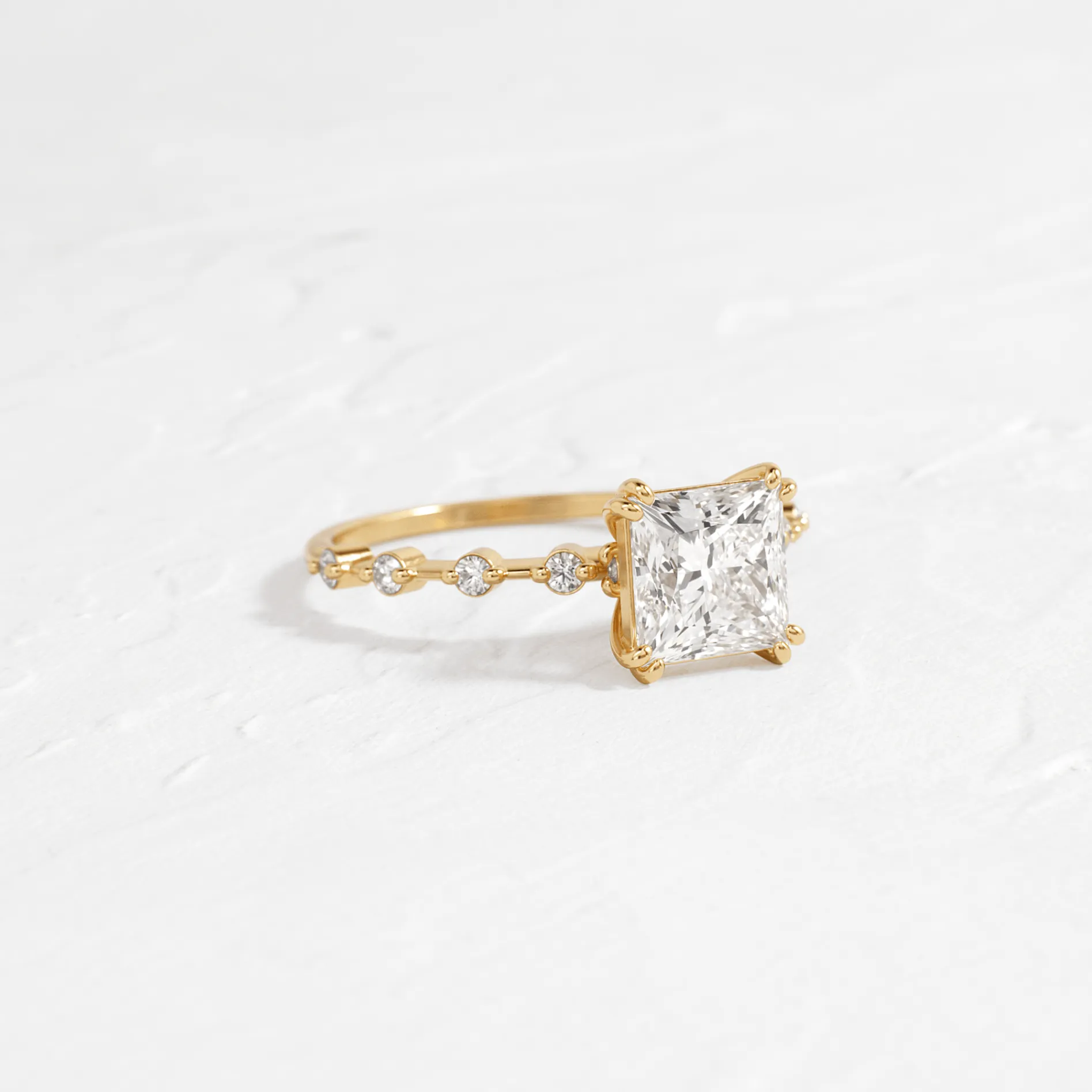 Distance Ring, Princess Cut