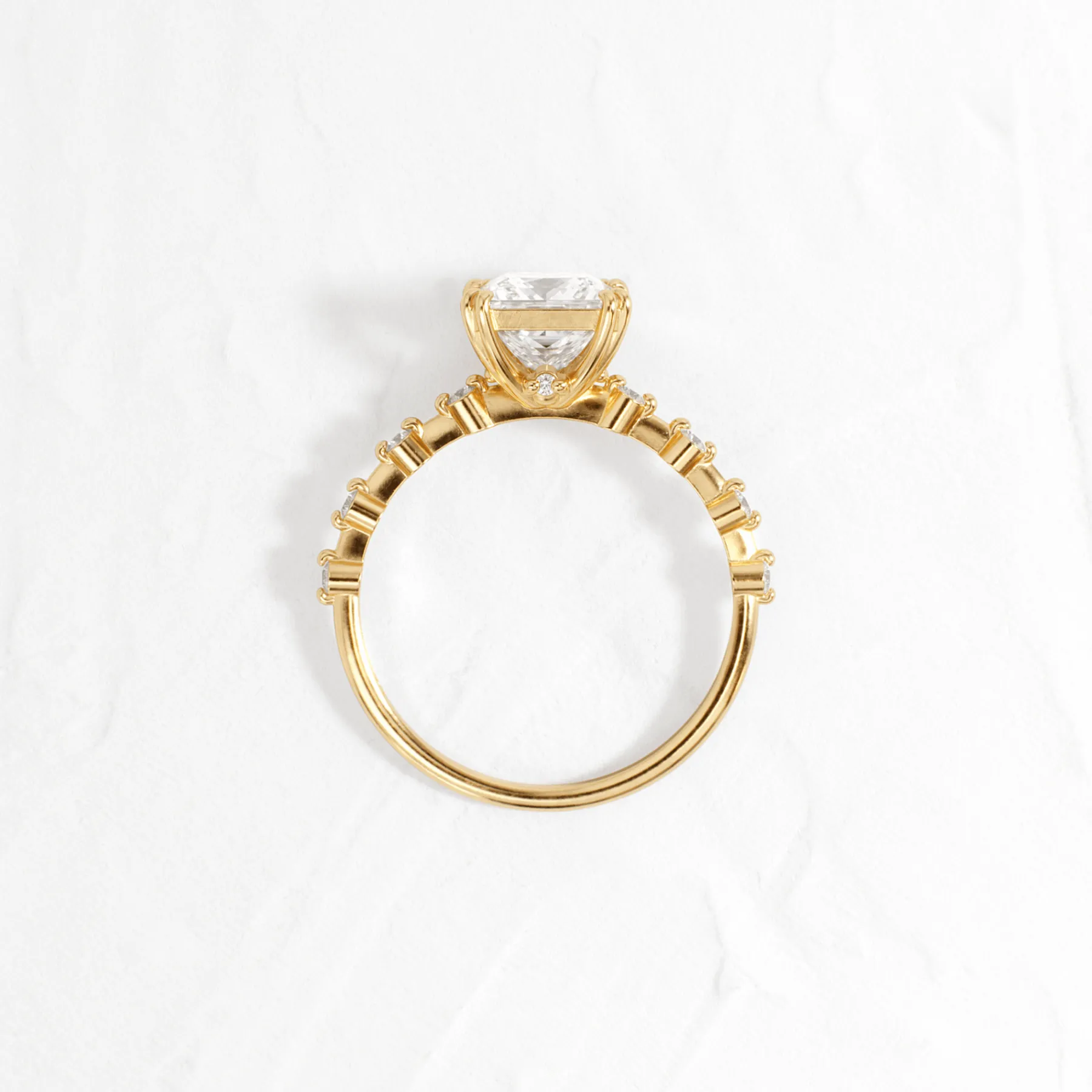 Distance Ring, Princess Cut