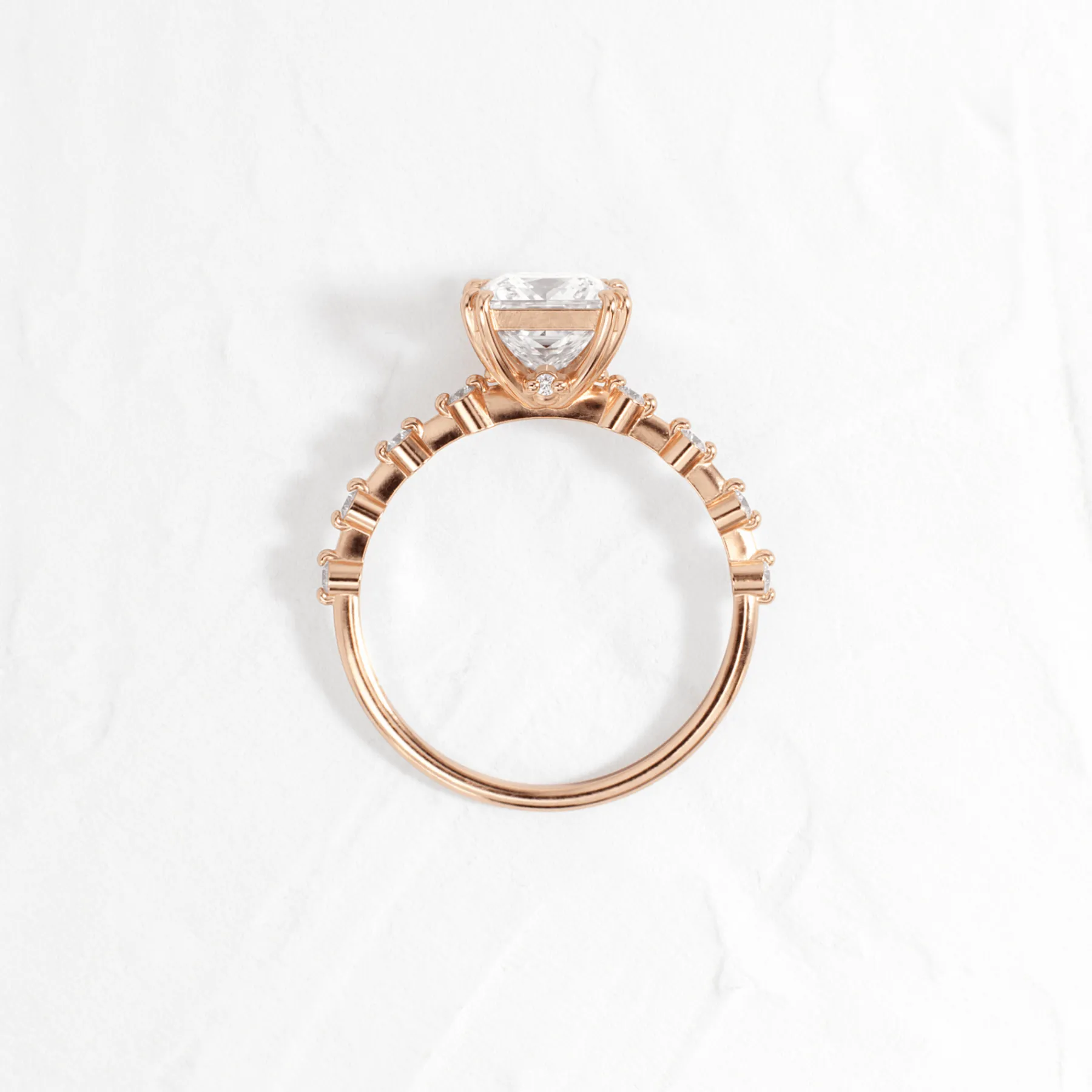 Distance Ring, Princess Cut