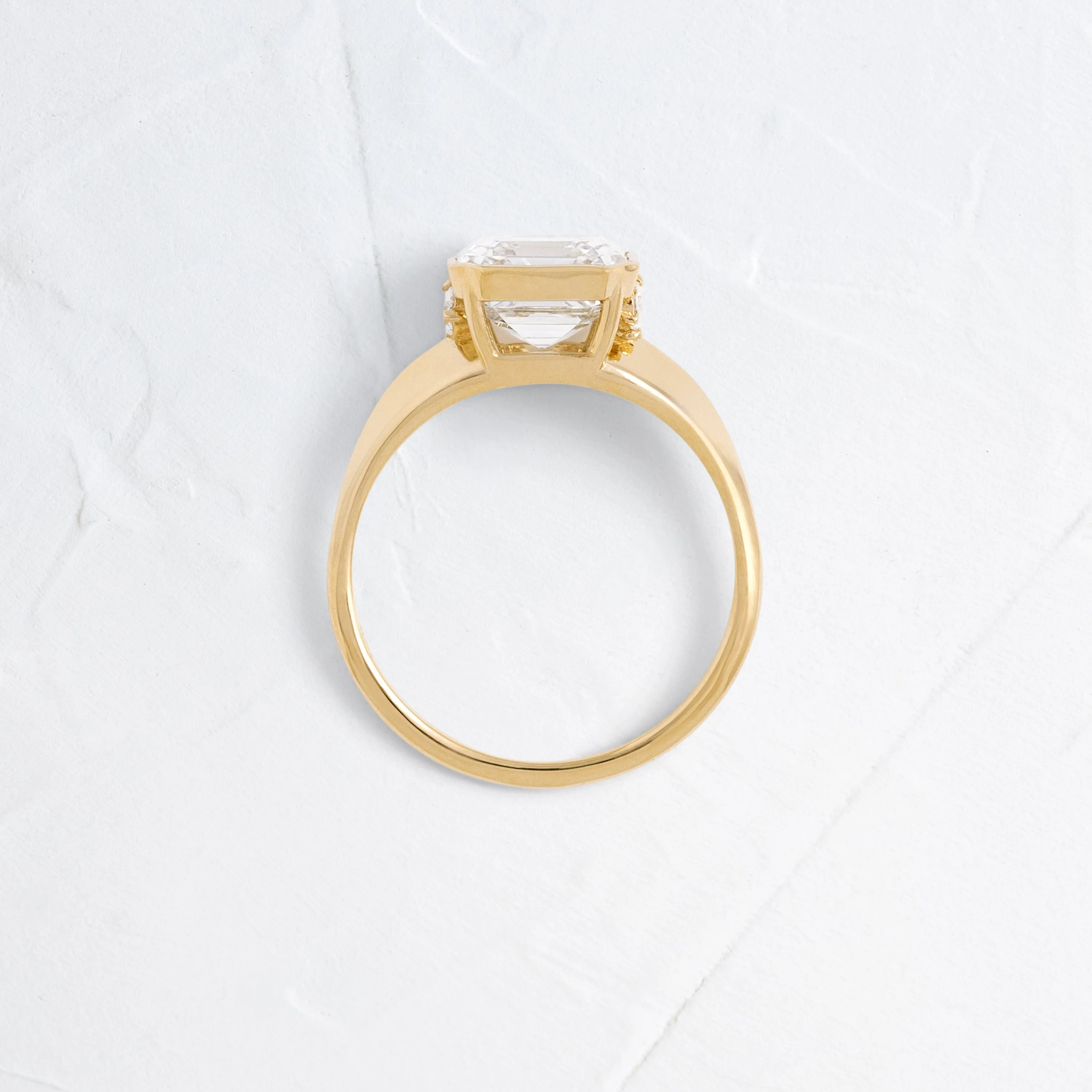 Elixir Ring, 3.13ct. Lab-Grown Asscher Cut