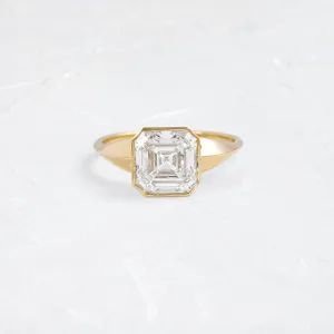 Elixir Ring, 3.13ct. Lab-Grown Asscher Cut