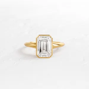 Embankment Ring, Emerald Cut