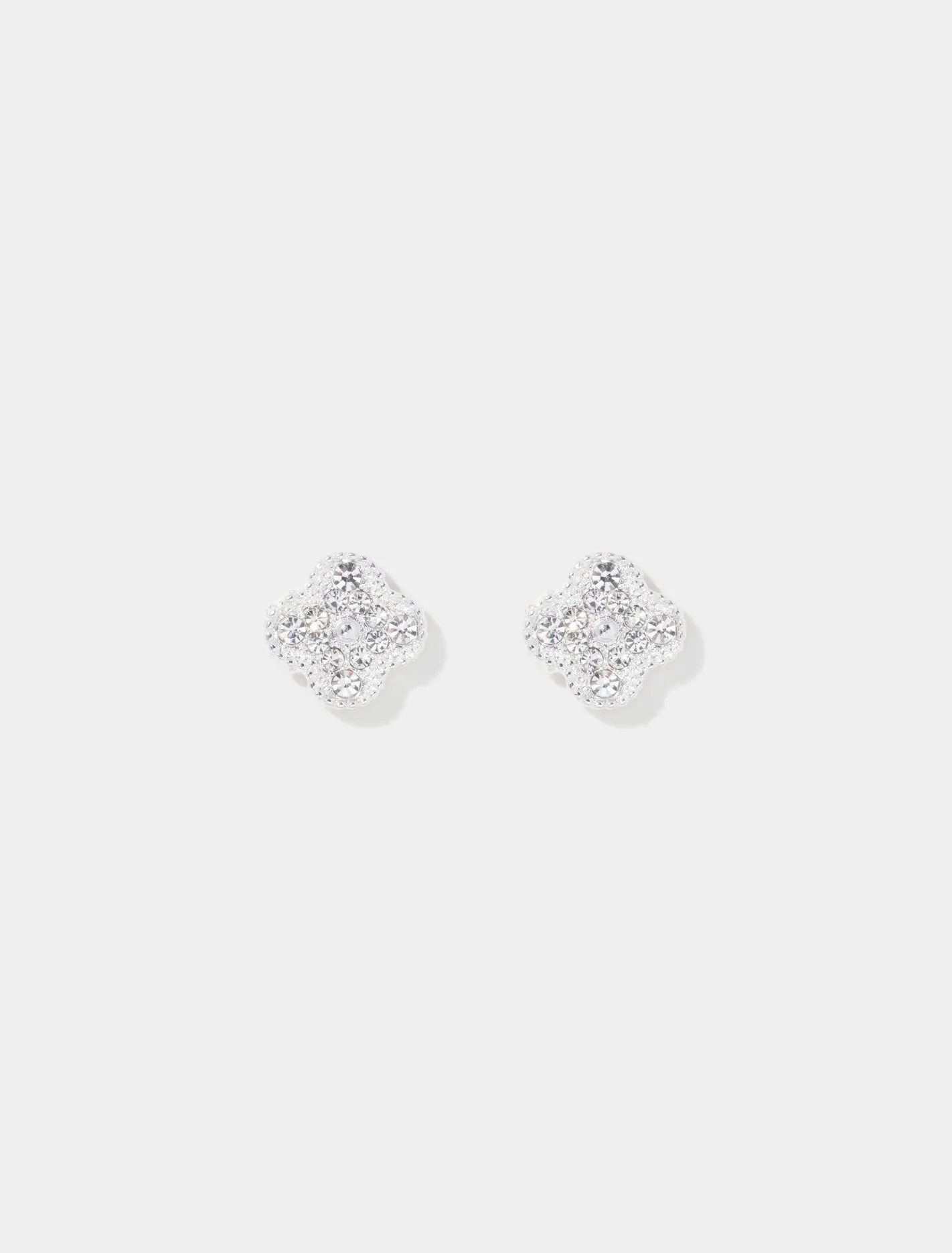 Fern Flower Stud Earrings