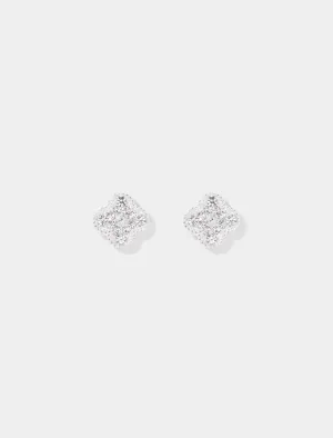 Fern Flower Stud Earrings