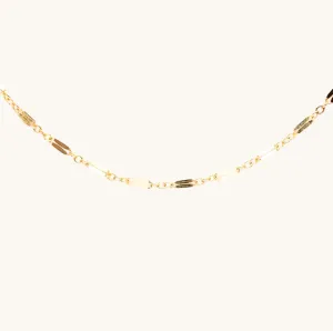 Flat Link Chain Necklace